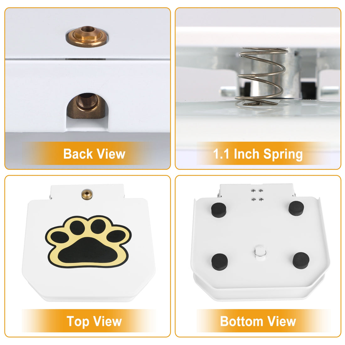 Outdoor Step On Dog Water Fountain with Paw Pedal
