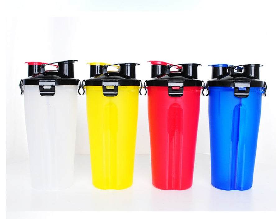 Outdoor Travel 2 in 1 Folding Feeder Bowl and Pet Water Bottle