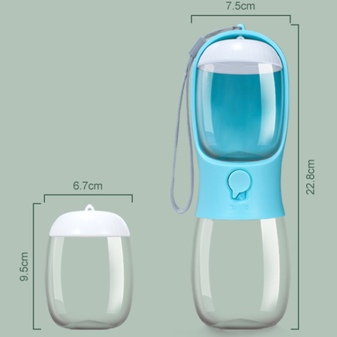 Portable Puppy Water Bowl and Food Dispenser for pet