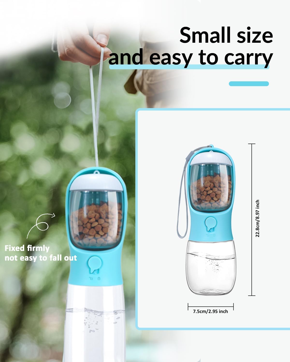 Portable Puppy Water Bowl and Food Dispenser for pet