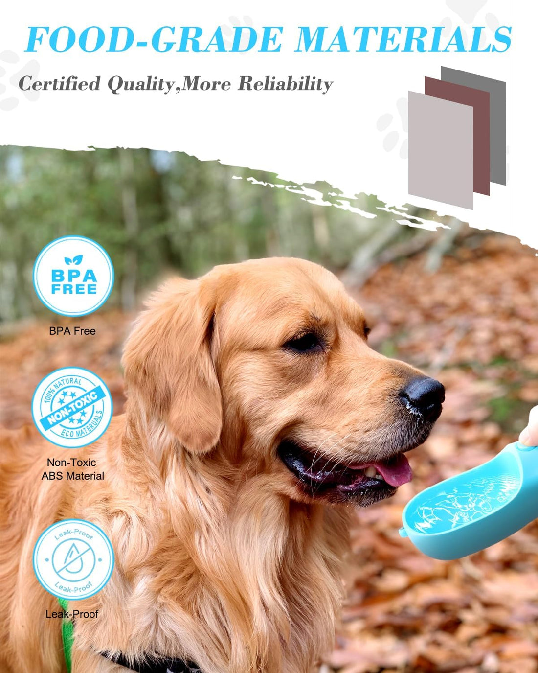 Portable Puppy Water Bowl and Food Dispenser for pet
