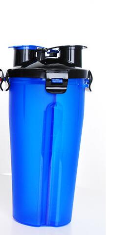Outdoor Travel 2 in 1 Folding Feeder Bowl and Pet Water Bottle