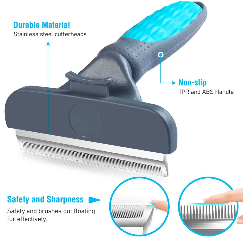 Professional Pet Grooming and Less Shedding Pet Hair Remover Brush