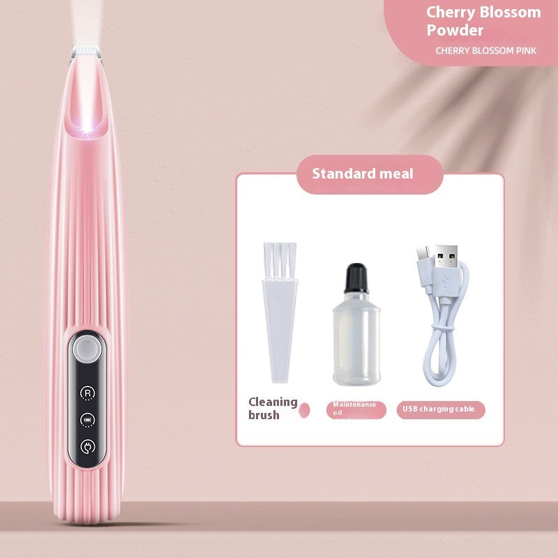 LED Pet Hair and Paw Trimmer Electric Clipper