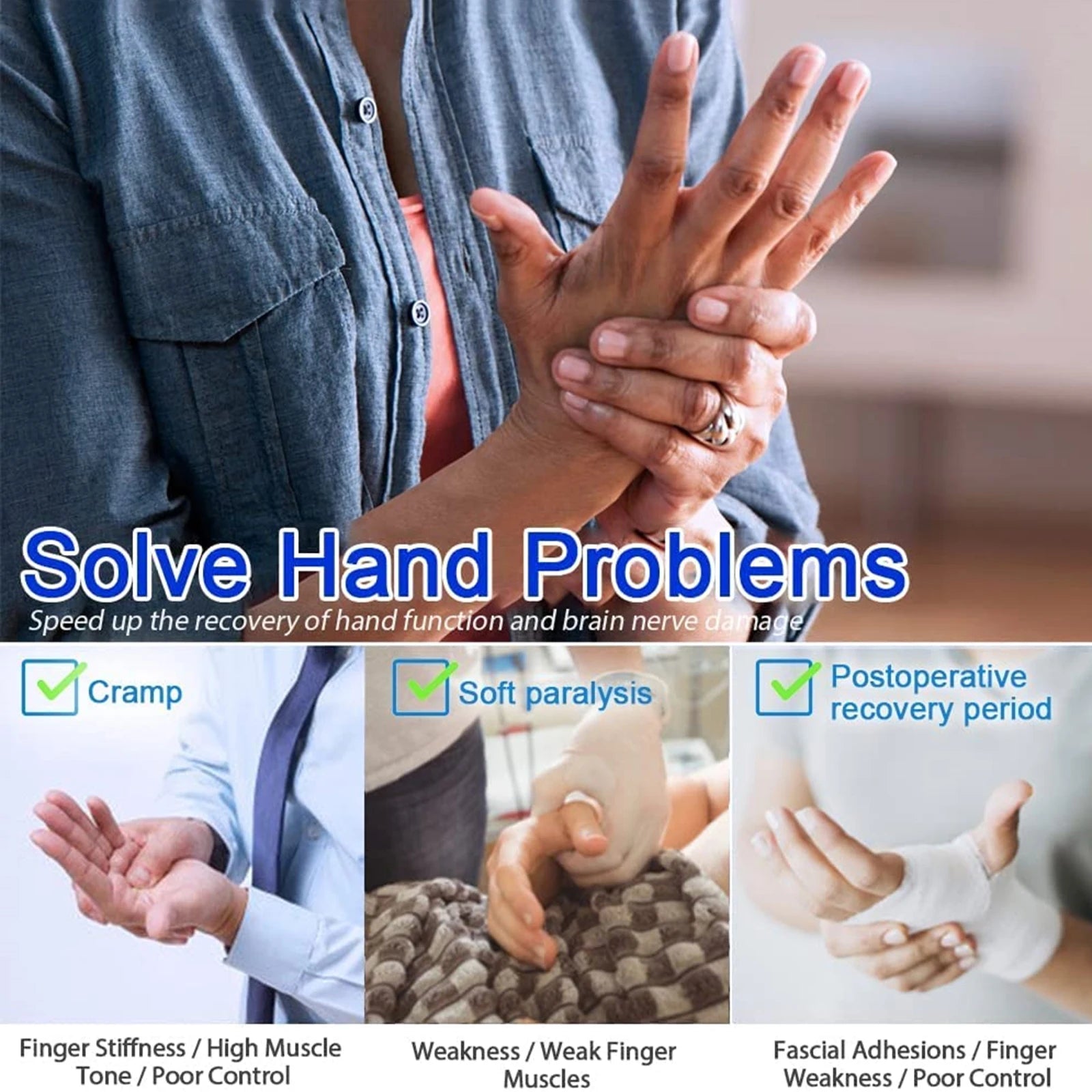 Intelligent Massage Rehabilitation Hand Therapy Gloves