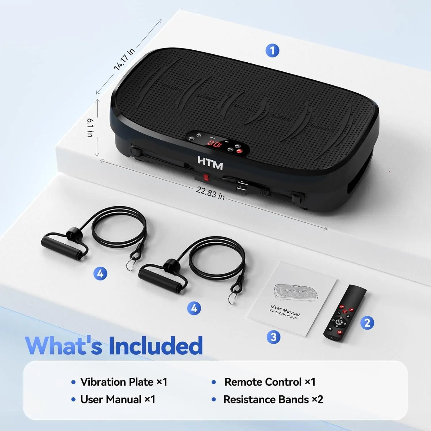 Whole Body Vibration Plate Trainer Home Fitness Machine