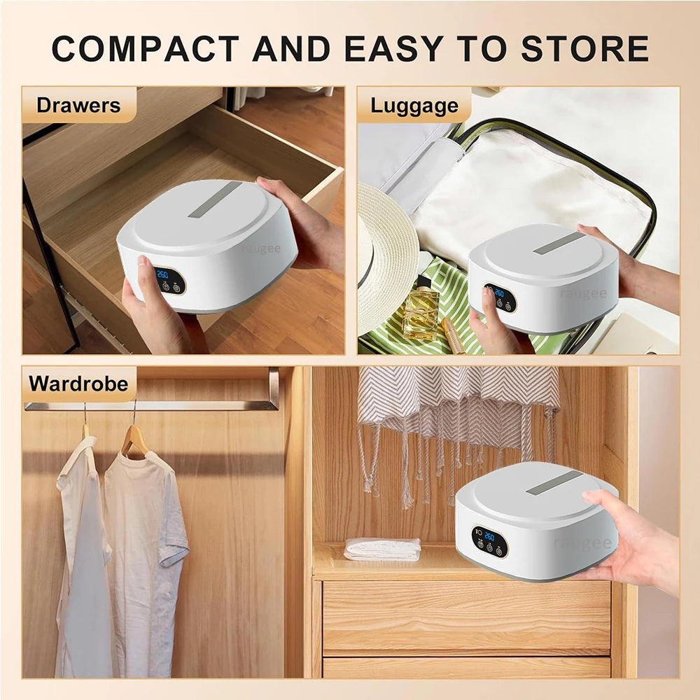 Portable Foldable Electric Clothes Dryer with Remote