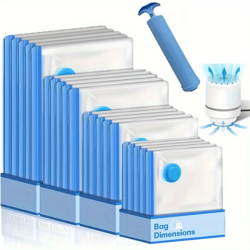 Reusable Vacuum Compression Bags Electric Mini Pump Sealer