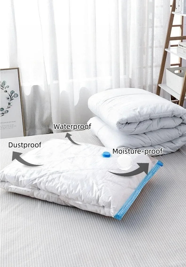 Reusable Vacuum Compression Bags Electric Mini Pump Sealer