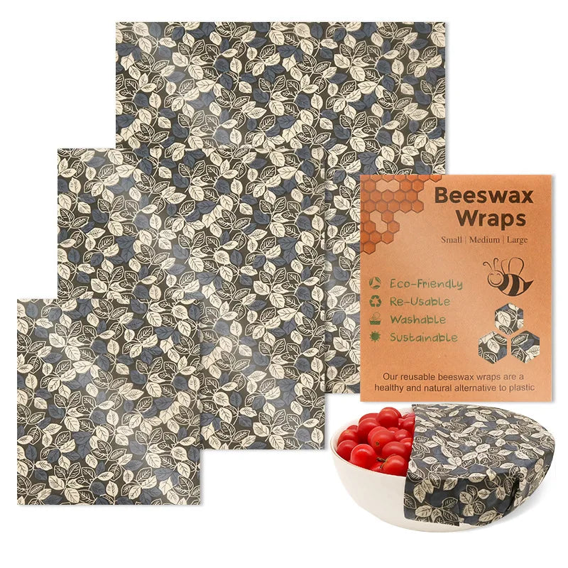 Reusable Beeswax Food Wrap Eco Friendly Plastic Free Storage