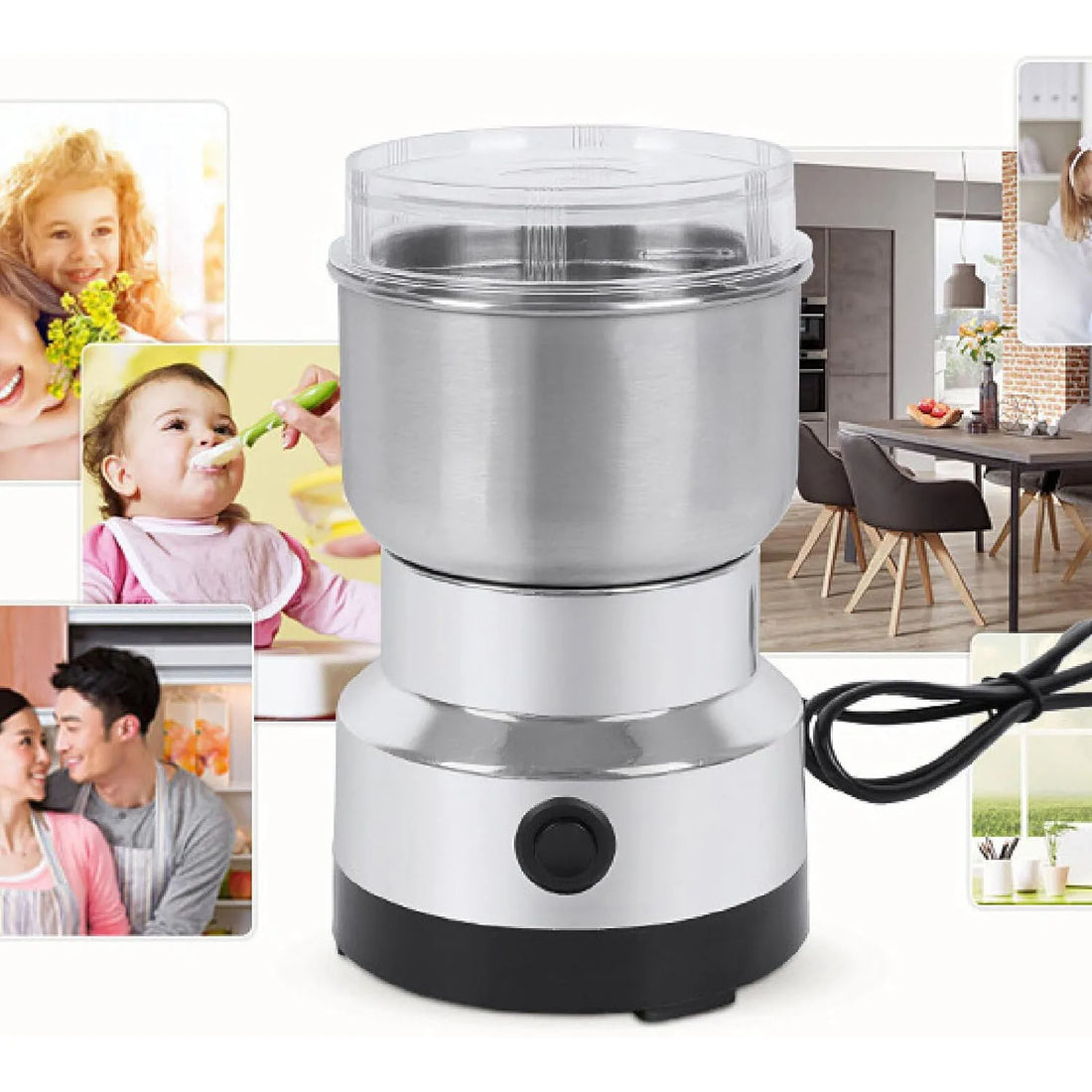 Kitchen Electric Grain Grinder Coffee Bean Blender Machine
