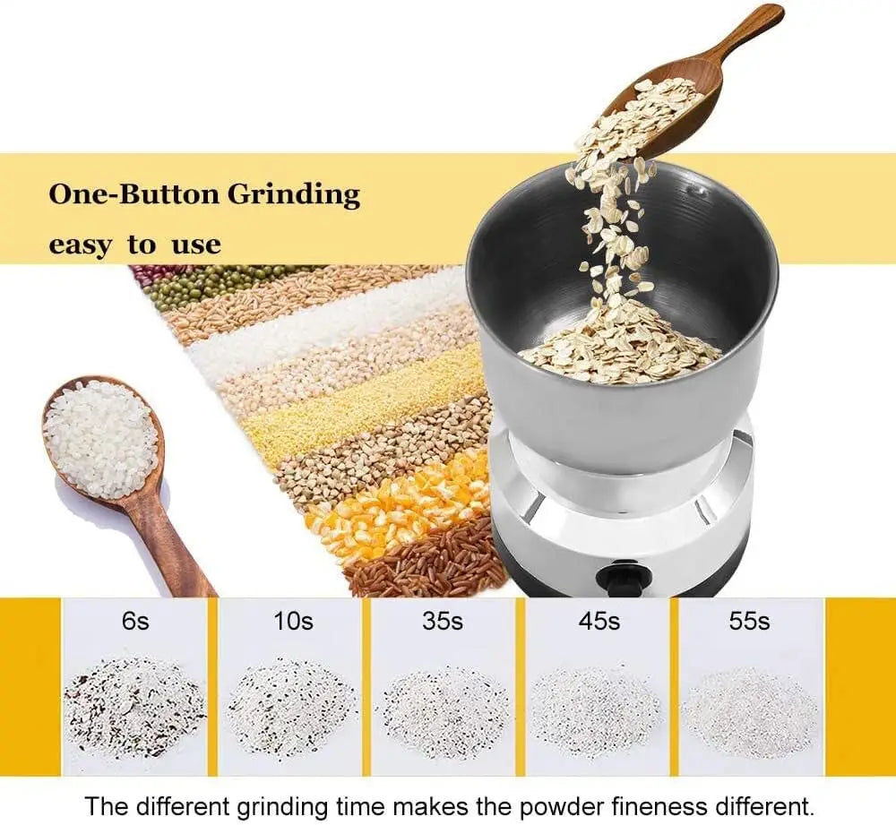 Kitchen Electric Grain Grinder Coffee Bean Blender Machine