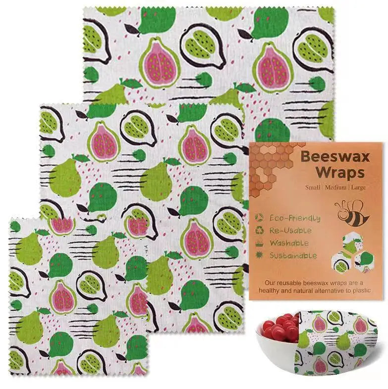 Reusable Beeswax Food Wrap Eco Friendly Plastic Free Storage