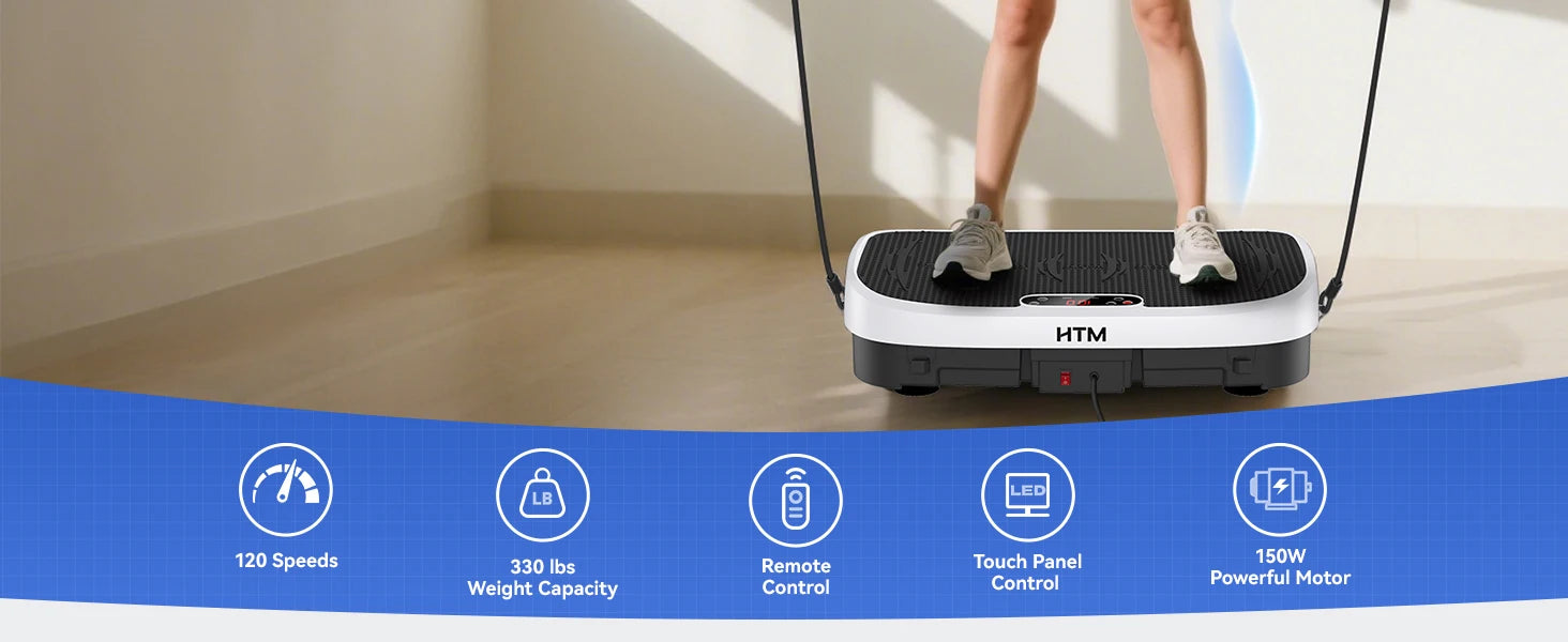 Whole Body Vibration Plate Trainer Home Fitness Machine