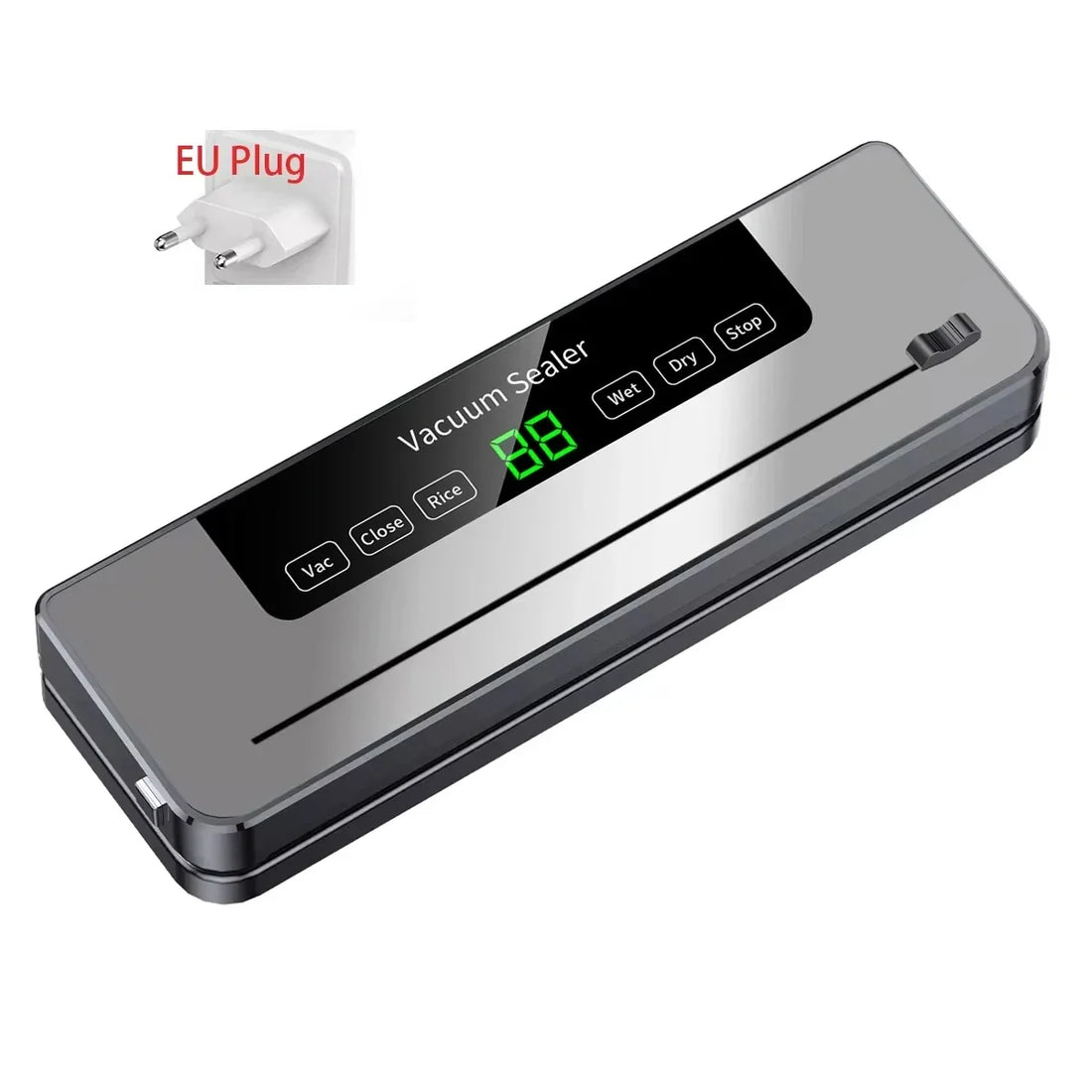 Electric Vacuum Sealer Food Storage Machine Built-in Cutter