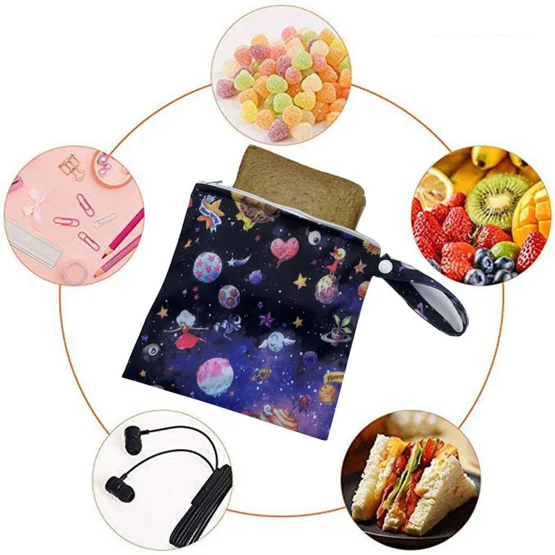 Reusable Waterproof Snack Sandwich Storage Zipper Bag
