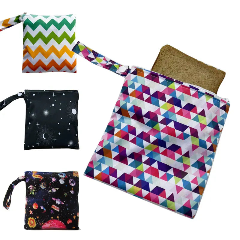 Reusable Waterproof Snack Sandwich Storage Zipper Bag