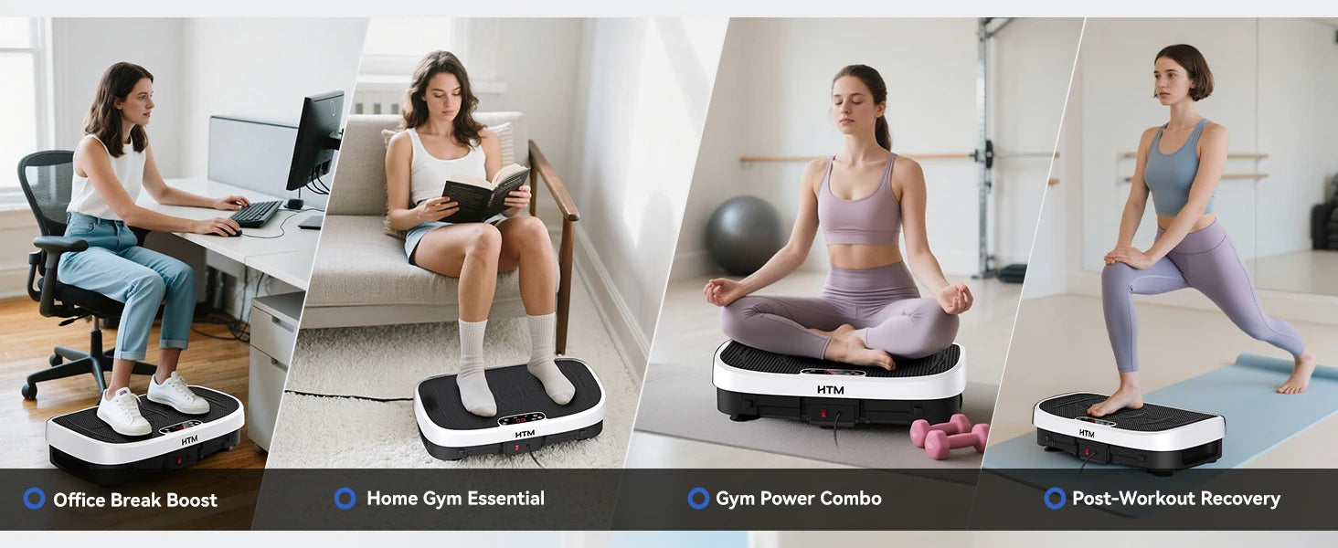 Whole Body Vibration Plate Trainer Home Fitness Machine