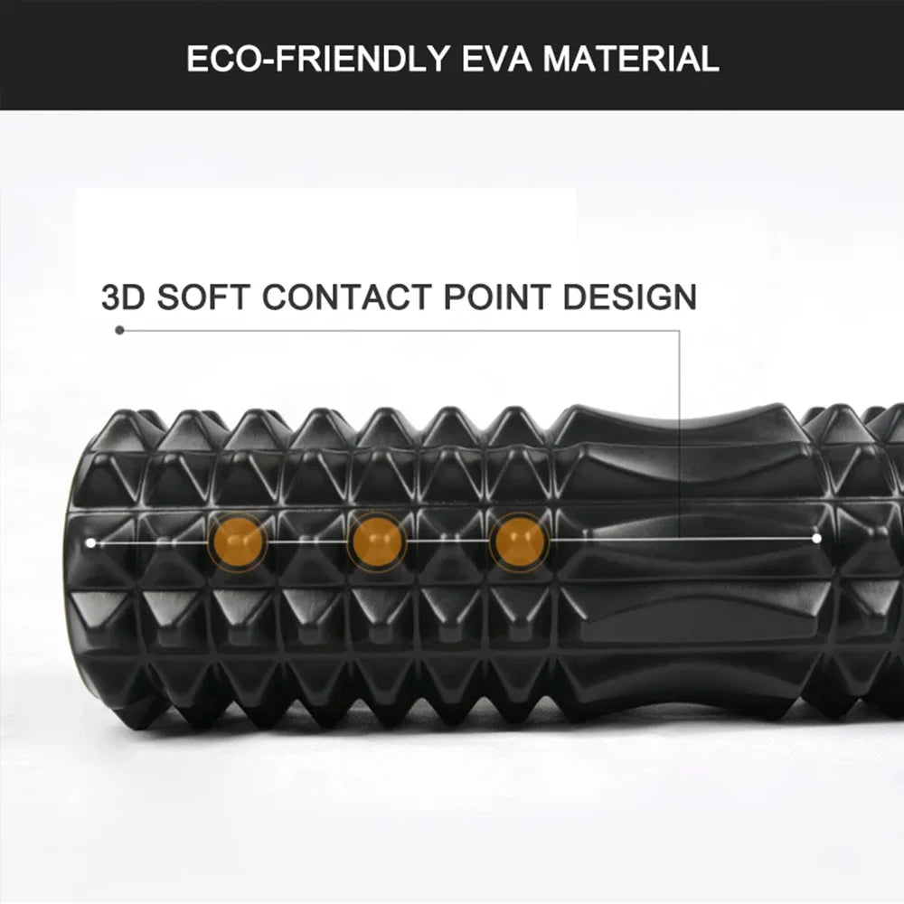 Foam Massage Roller Hollow Column Muscle Rehab Roller