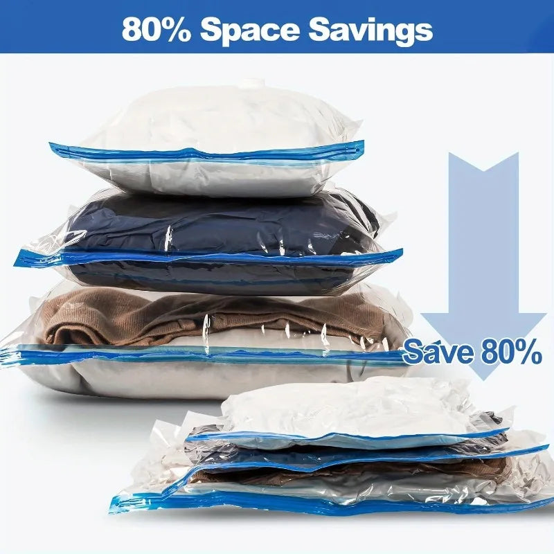 Reusable Vacuum Compression Bags Electric Mini Pump Sealer