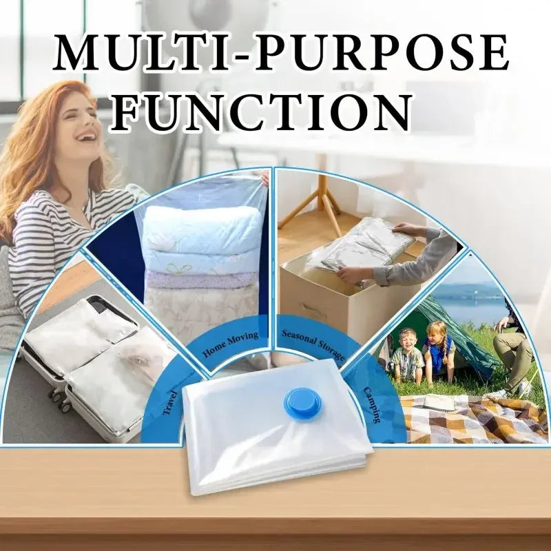Reusable Vacuum Compression Bags Electric Mini Pump Sealer