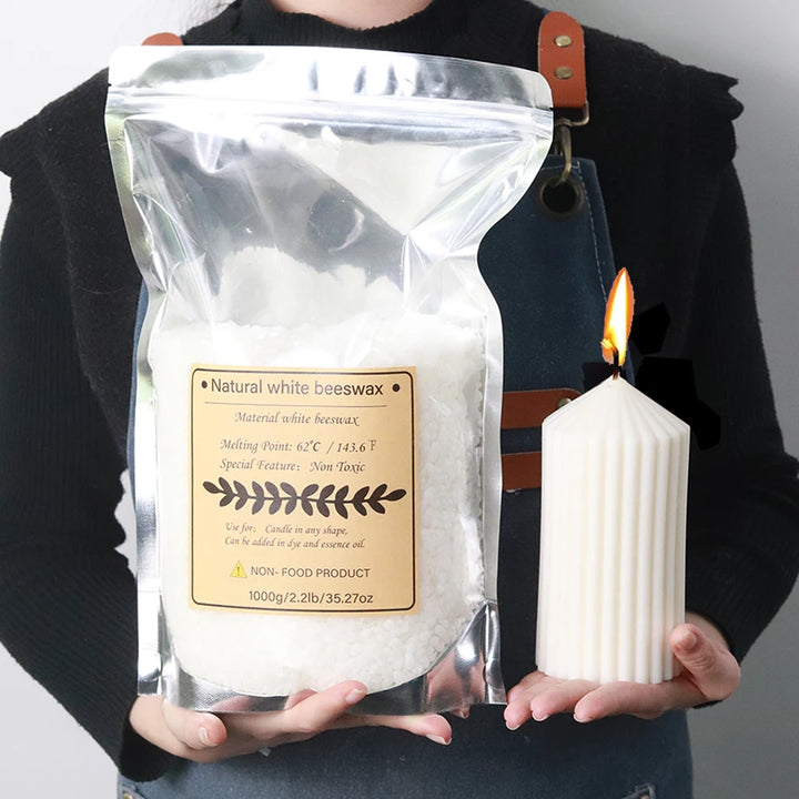 White Beeswax DIY Candle Making Natural Granular Wax
