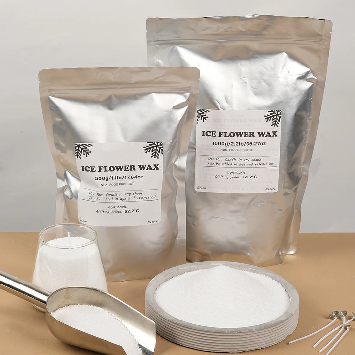 White Sand Wax Ice Flower DIY Scented Candle Wax Kit