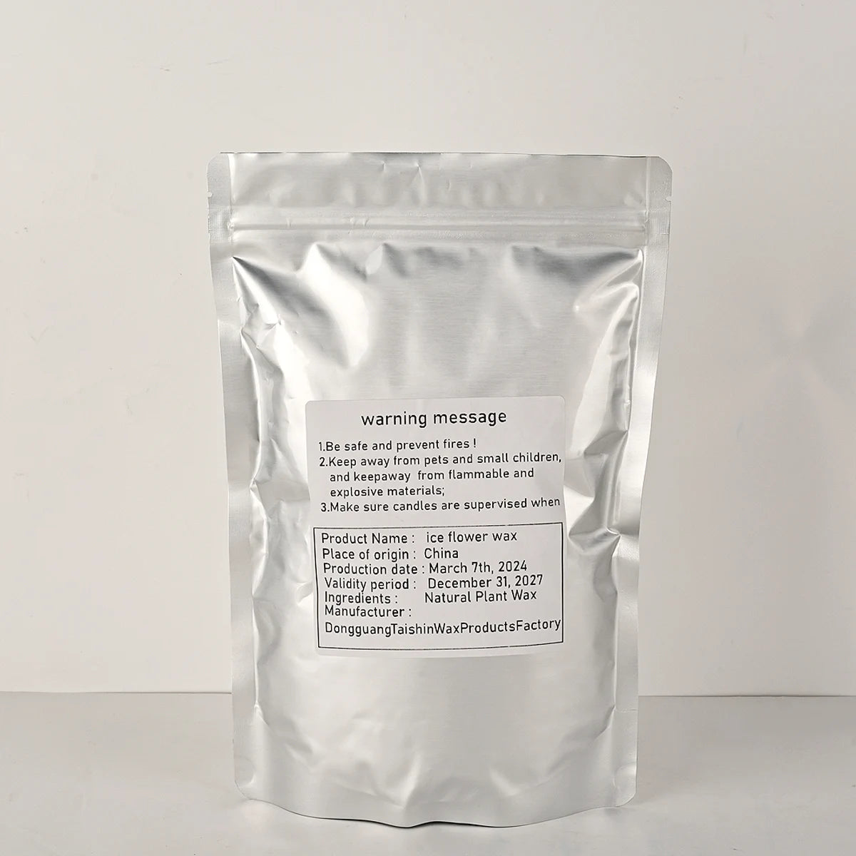 White Sand Wax Ice Flower DIY Scented Candle Wax Kit