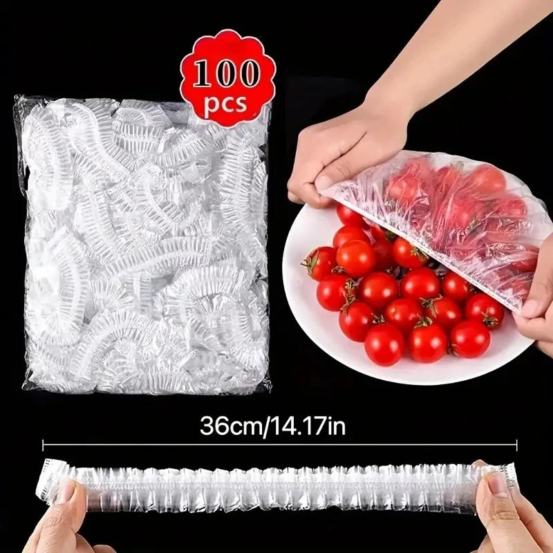 Reusable Elastic Food Cover Bowl Plate Food Saver Lids
