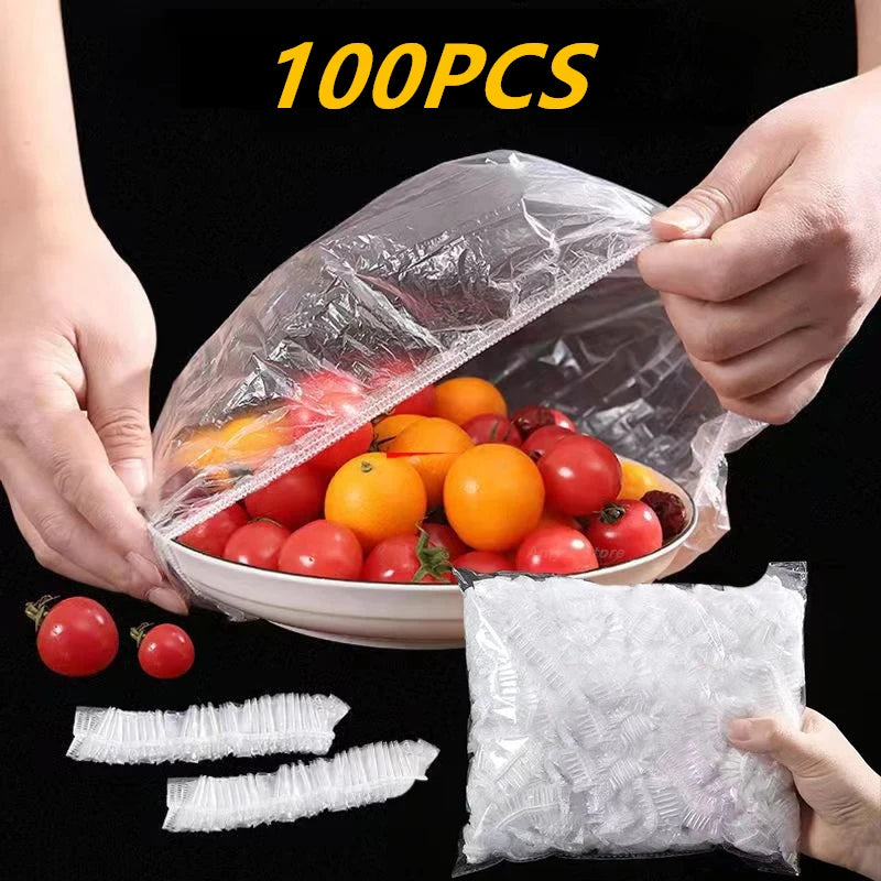 Reusable Elastic Food Cover Bowl Plate Food Saver Lids