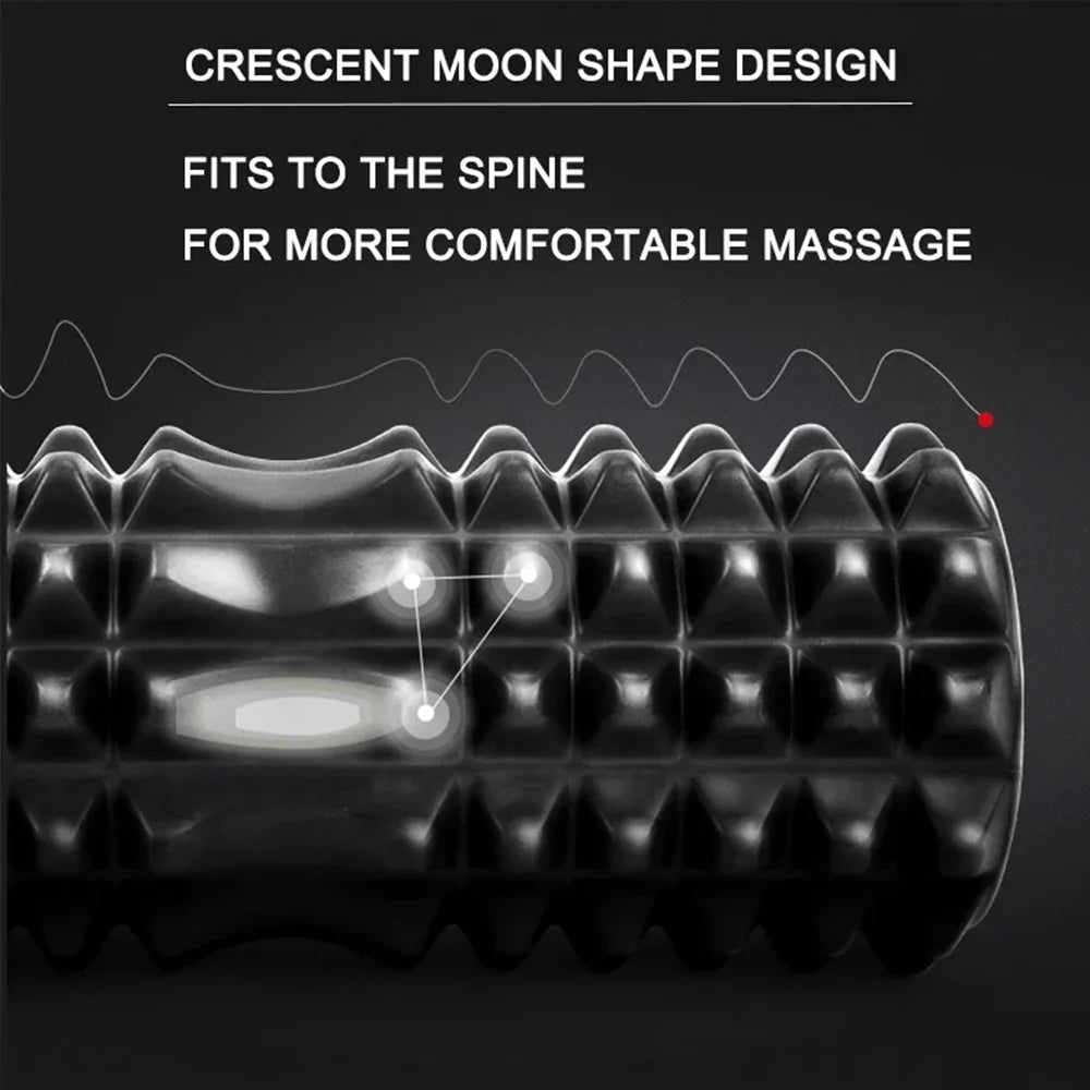 Foam Massage Roller Hollow Column Muscle Rehab Roller