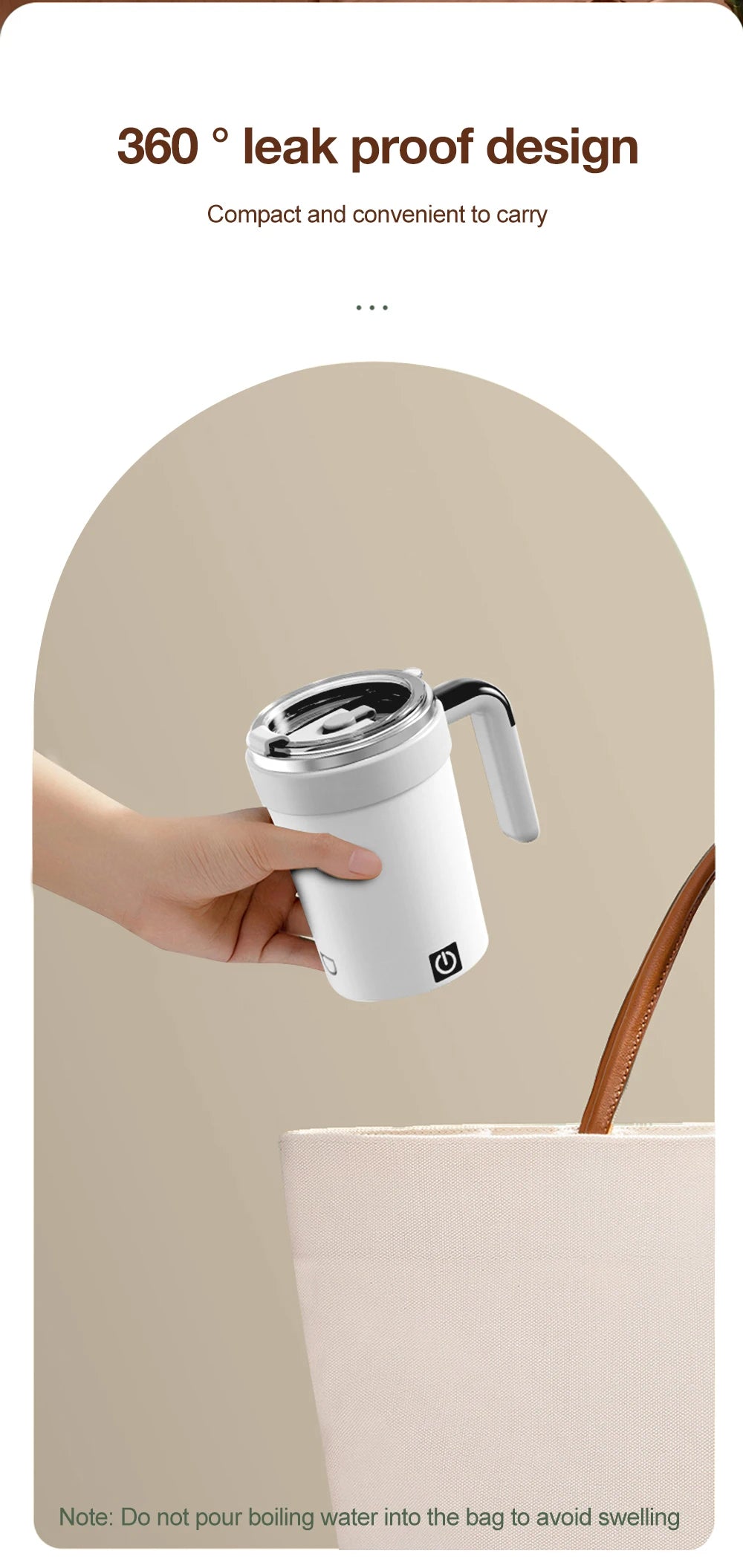 Automatic Magnetic Stirring Mug 380ML USB Electric Coffee Mug