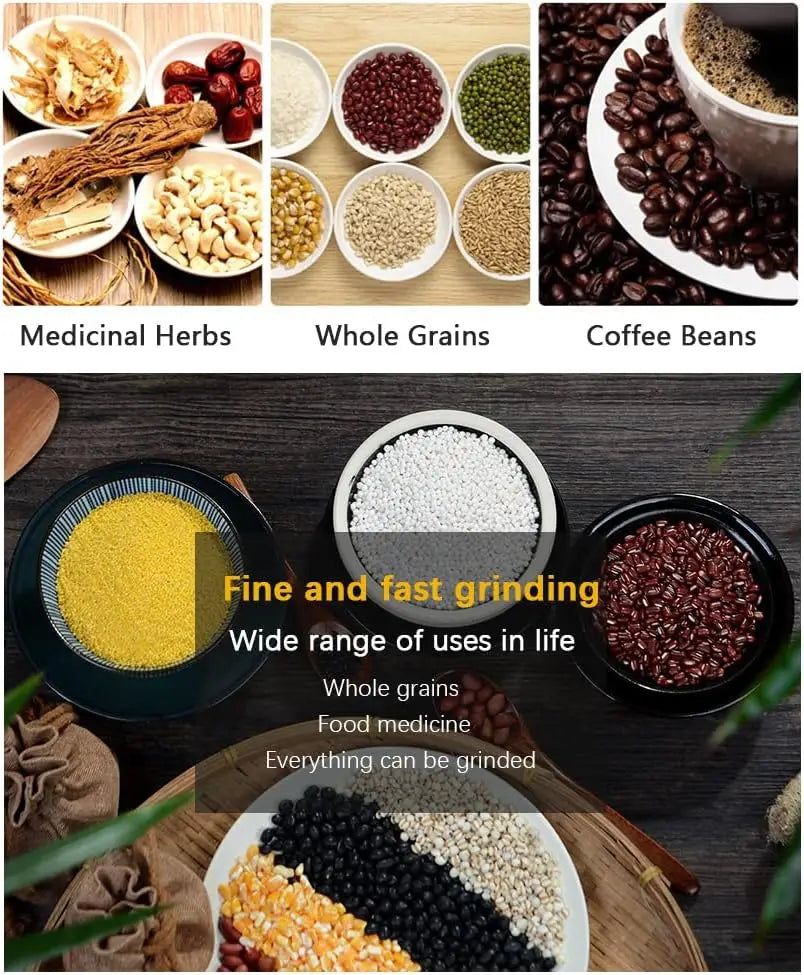 Kitchen Electric Grain Grinder Coffee Bean Blender Machine