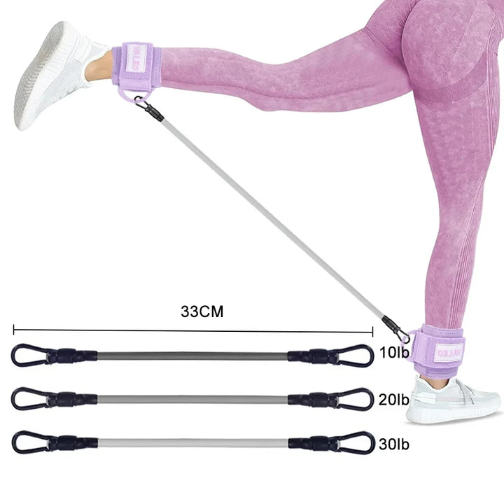 Resistance Bands Ankle Straps Adjustable Fitness Set