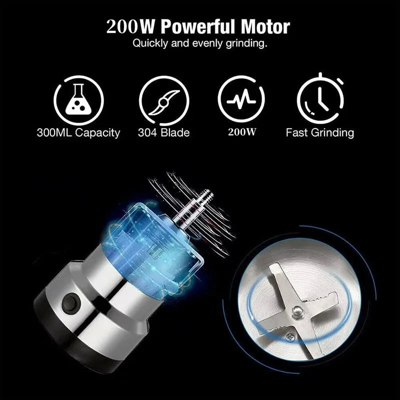 Kitchen Electric Grain Grinder Coffee Bean Blender Machine