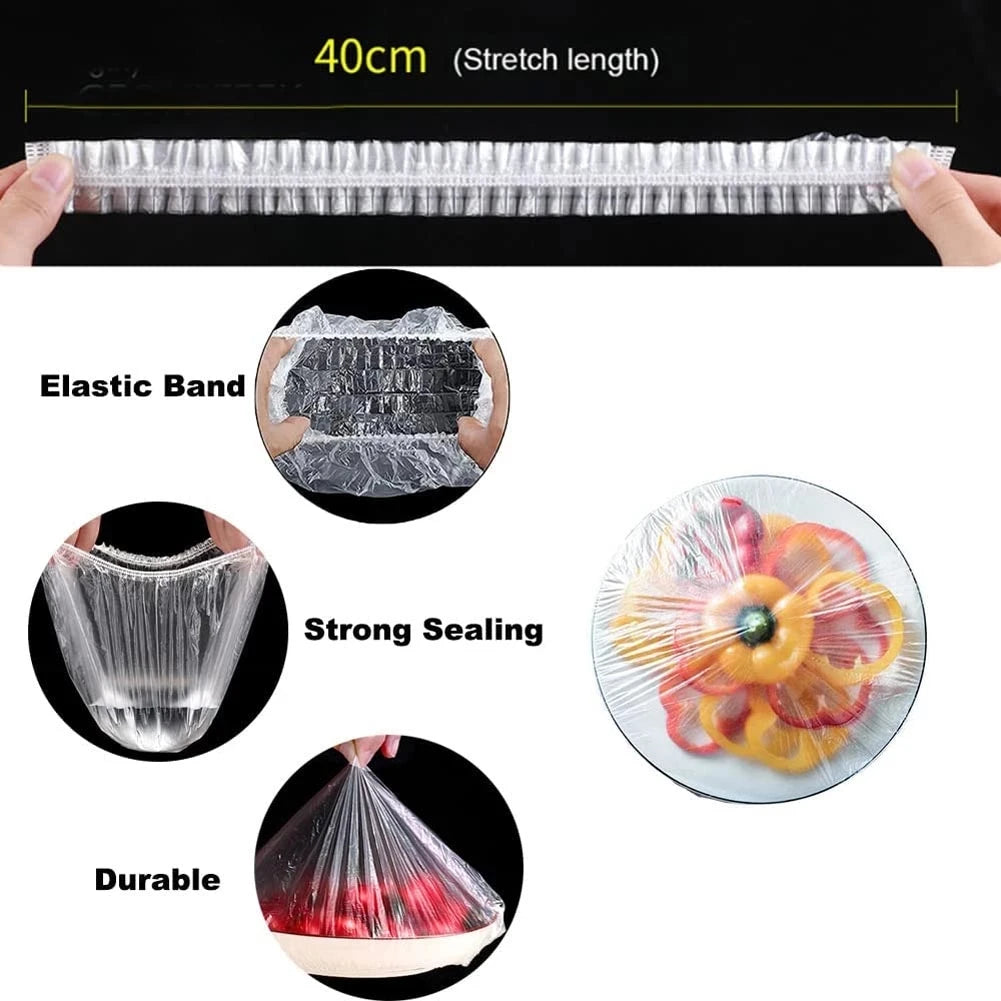 Reusable Elastic Food Cover Bowl Plate Food Saver Lids