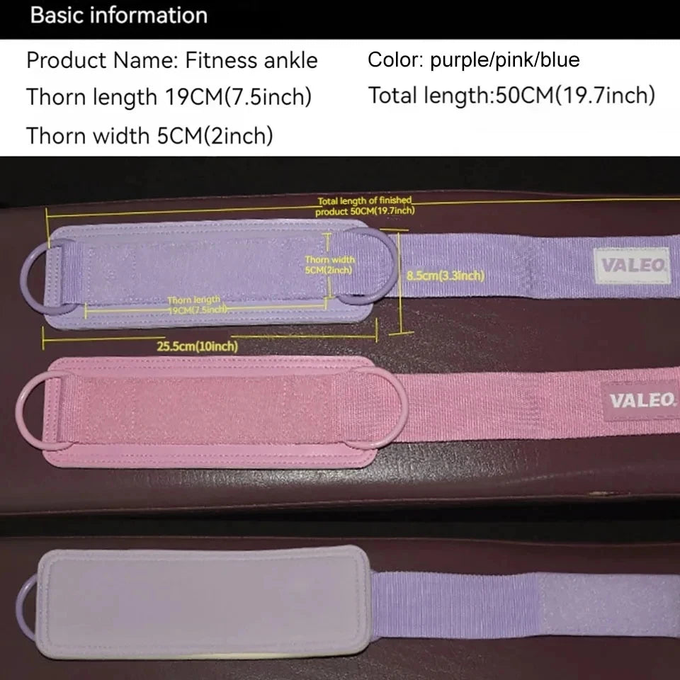Resistance Bands Ankle Straps Adjustable Fitness Set