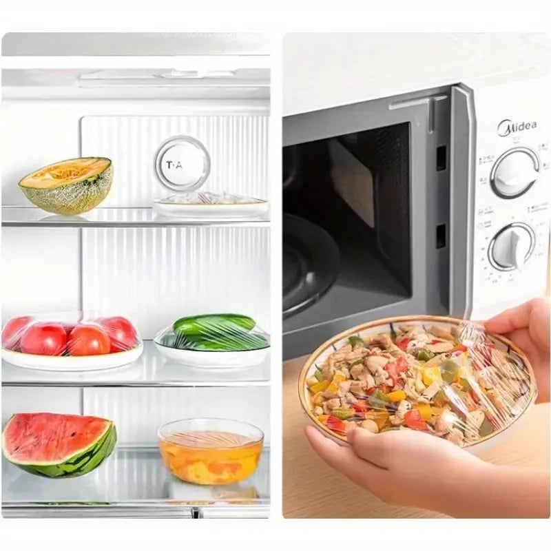 Reusable Elastic Food Cover Bowl Plate Food Saver Lids
