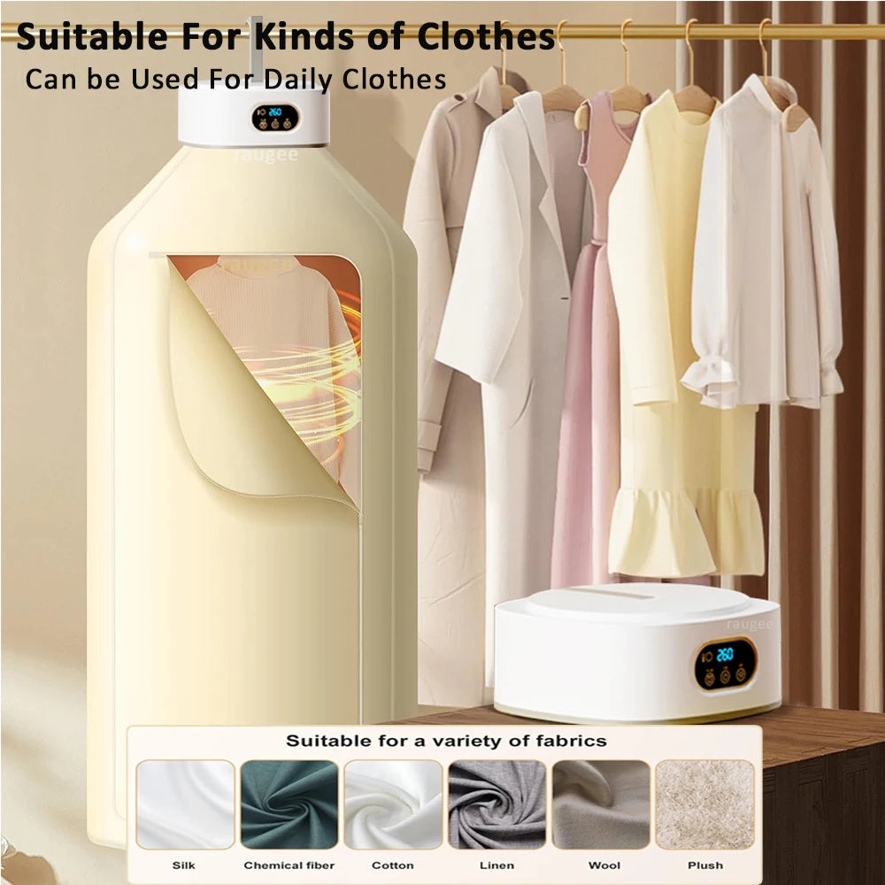 Portable Foldable Electric Clothes Dryer with Remote