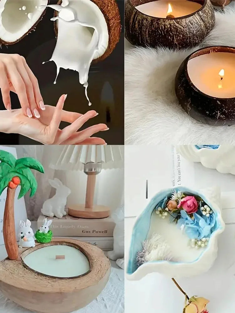 Coconut Wax Blocks DIY Candle Making Scented Wax Core