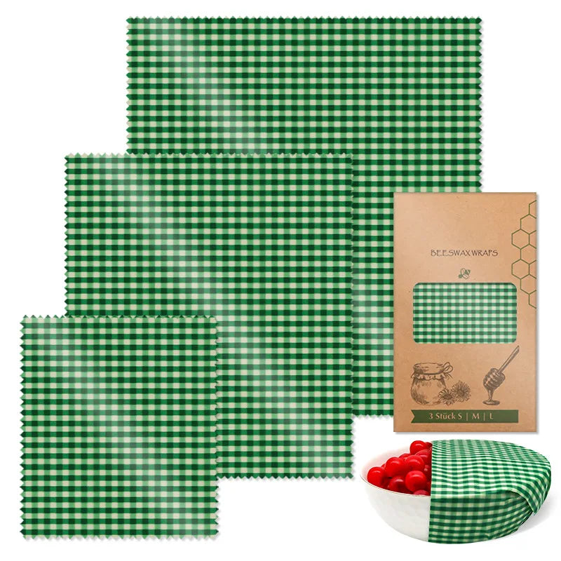 Reusable Beeswax Food Wrap Eco Friendly Plastic Free Storage
