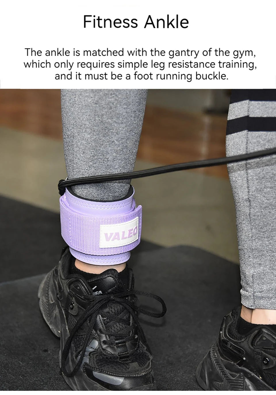 Resistance Bands Ankle Straps Adjustable Fitness Set